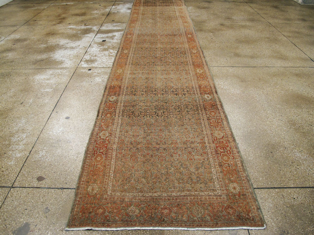 Antique Persian Senneh Malayer Runner, No.23651 - Gss