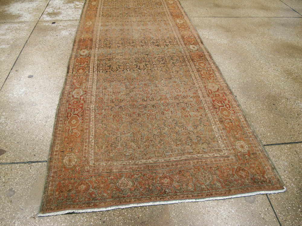 Antique Persian Senneh Malayer Runner, No.23651 - Gss