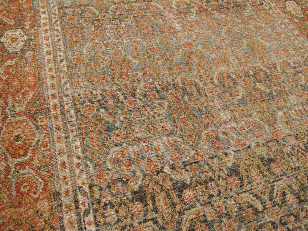 Antique Persian Senneh Malayer Runner, No.23651 - Gss