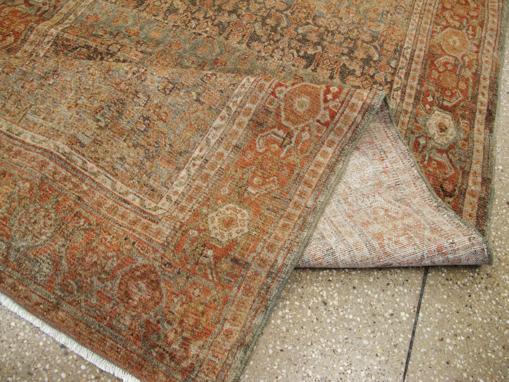 Antique Persian Senneh Malayer Runner, No.23651 - Gss