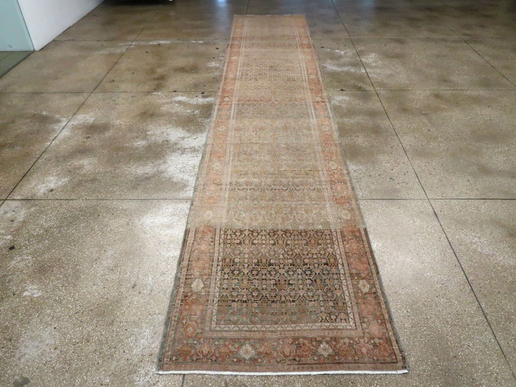 Antique Persian Senneh Malayer Runner, No.23651 - Gss