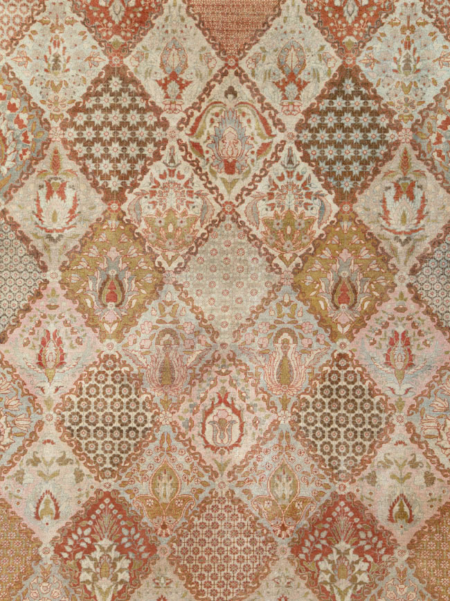 Vintage Persian Qazvin Carpet, No.23657 - Gss