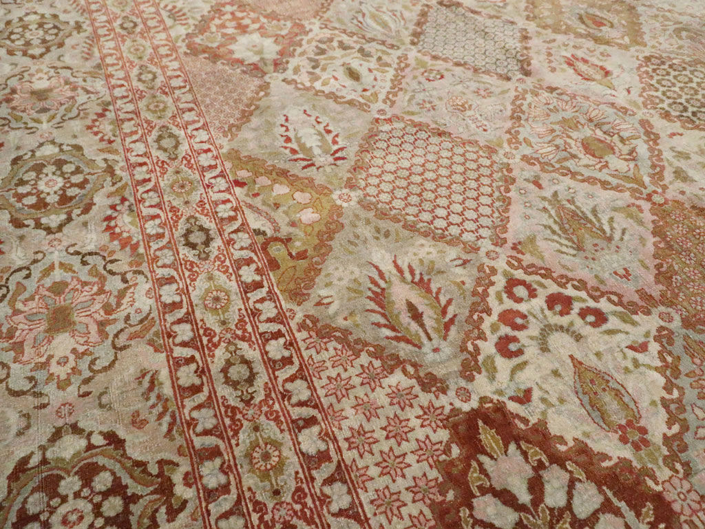 Vintage Persian Qazvin Carpet, No.23657 - Gss