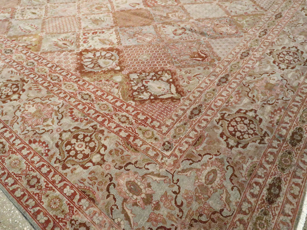 Vintage Persian Qazvin Carpet, No.23657 - Gss