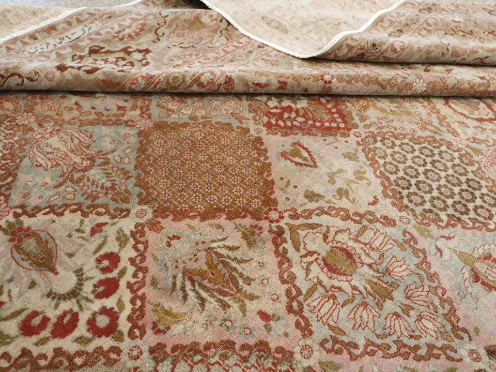 Vintage Persian Qazvin Carpet, No.23657 - Gss