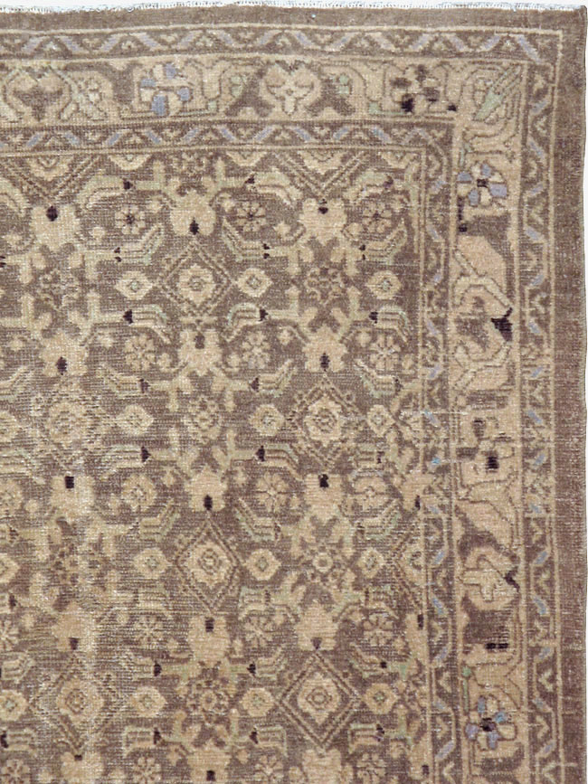 Vintage Persian Malayer Square Rug, No.23674 - Gss