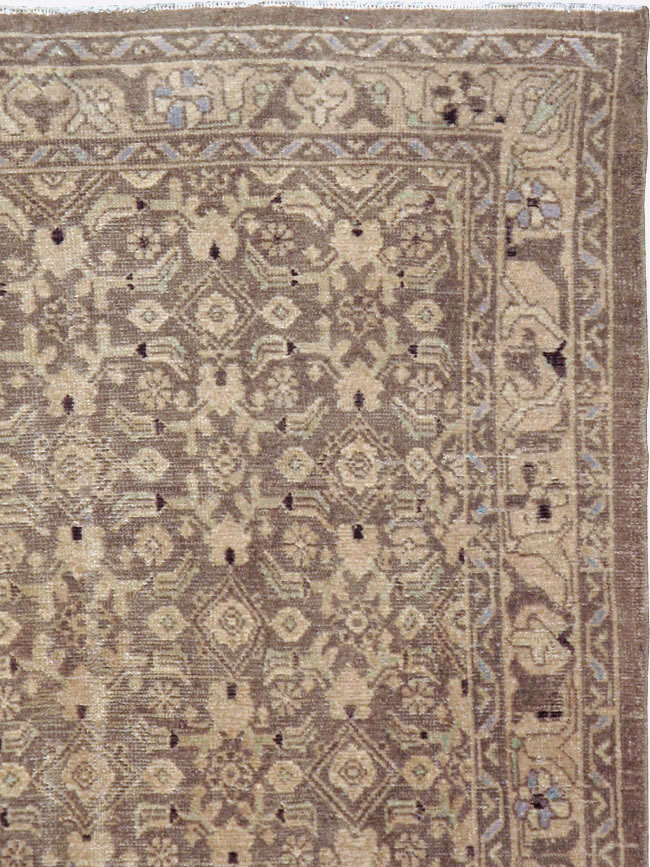 Vintage Persian Malayer Square Rug, No.23674 - Gss