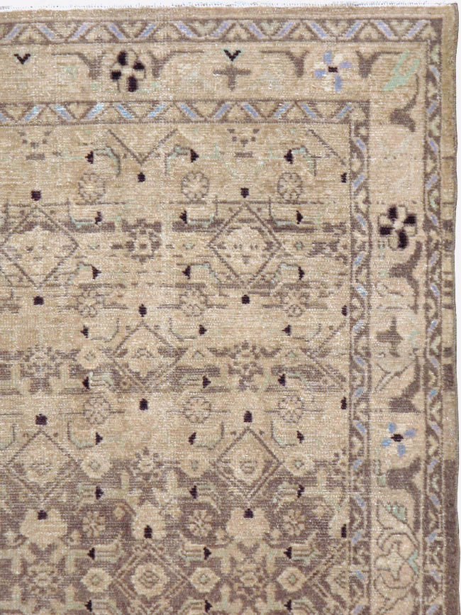 Vintage Persian Malayer Square Rug, No.23674 - Gss
