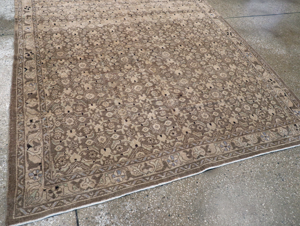 Vintage Persian Malayer Square Rug, No.23674 - Gss