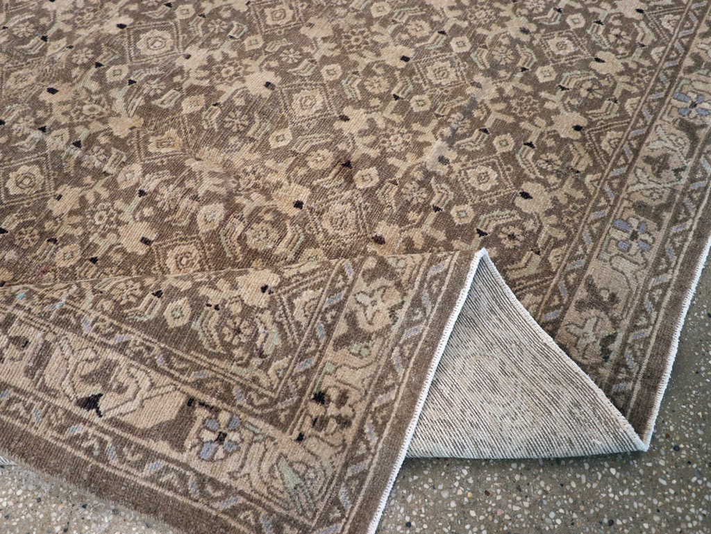 Vintage Persian Malayer Square Rug, No.23674 - Gss