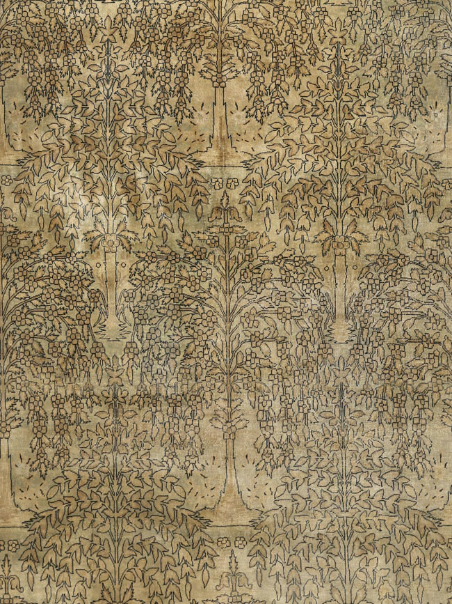 Antique Indian Lahore Carpet, No.23679 - Gss