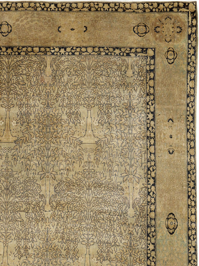 Antique Indian Lahore Carpet, No.23679 - Gss