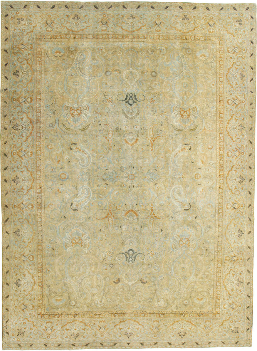 Antique Persian Tabriz Carpet, No.23683 - Gss