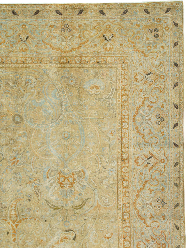 Antique Persian Tabriz Carpet, No.23683 - Gss