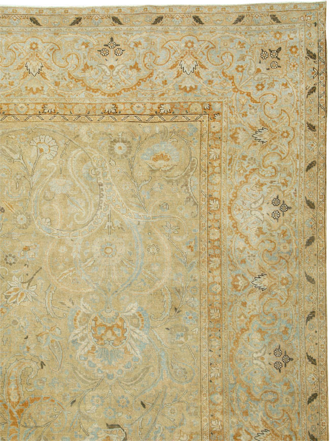 Antique Persian Tabriz Carpet, No.23683 - Gss