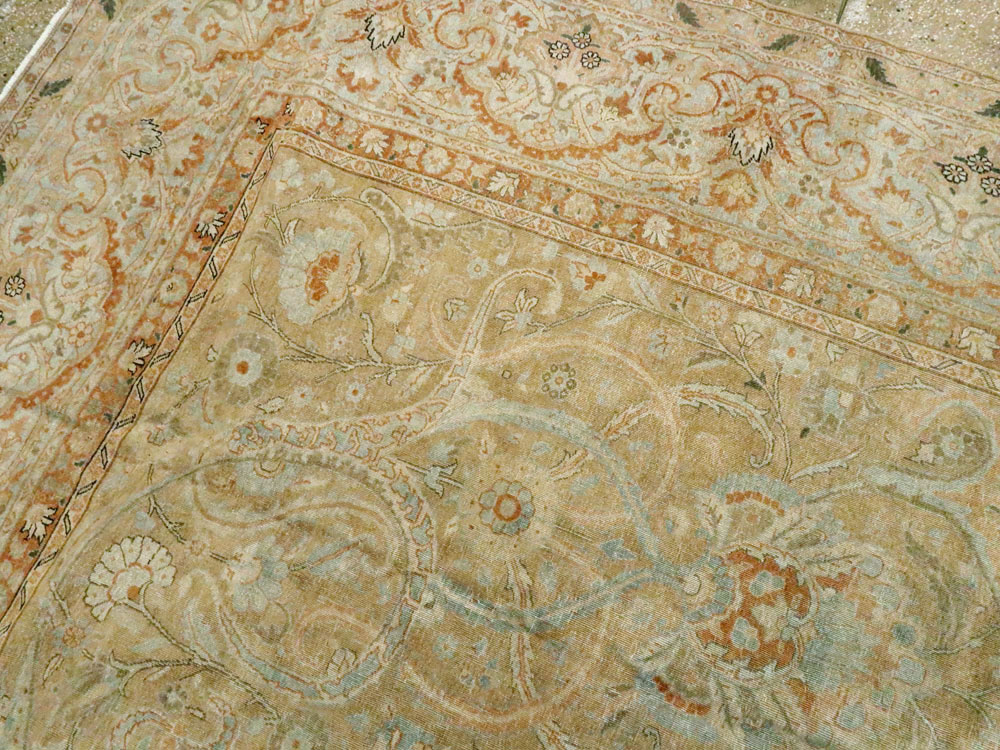 Antique Persian Tabriz Carpet, No.23683 - Gss