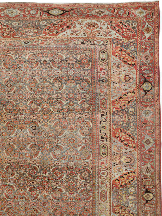Antique Persian Bidjar Carpet, No.23684 - Gss