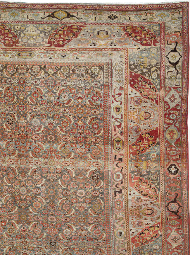 Antique Persian Bidjar Carpet, No.23684 - Gss