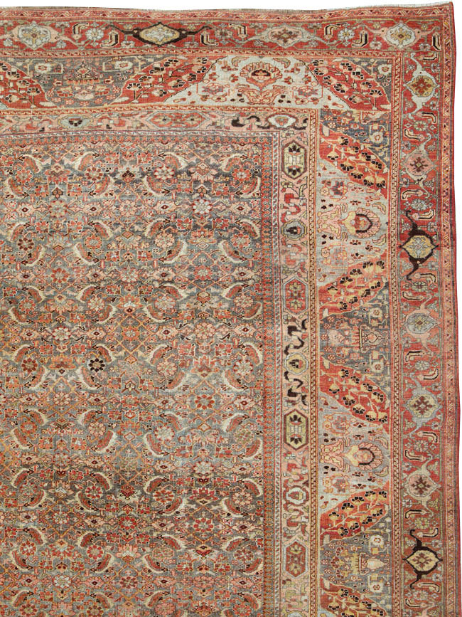 Antique Persian Bidjar Carpet, No.23684 - Gss
