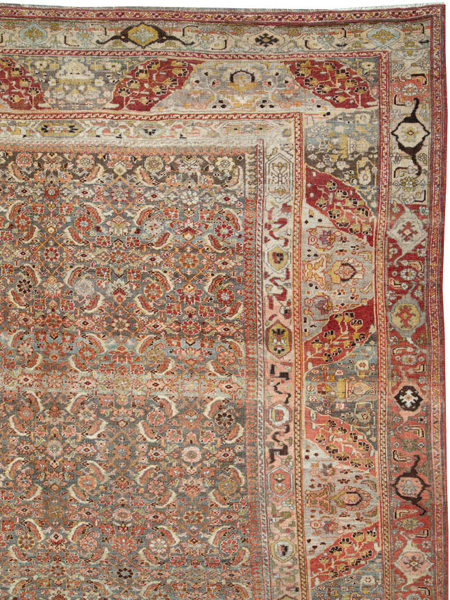 Antique Persian Bidjar Carpet, No.23684 - Gss