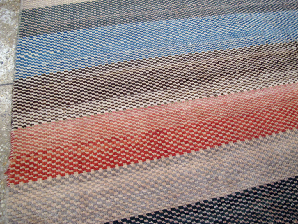 Vintage Persian Malayer Modernist Rug, No.23696 - Gss