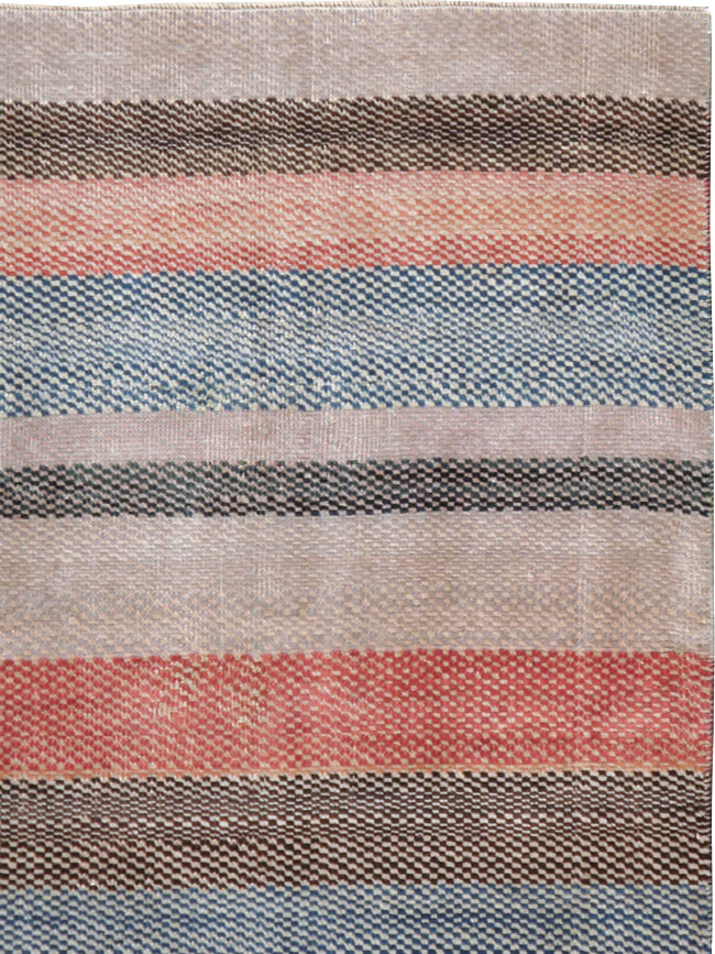 Vintage Persian Malayer Modernist Rug, No.23696 - Gss