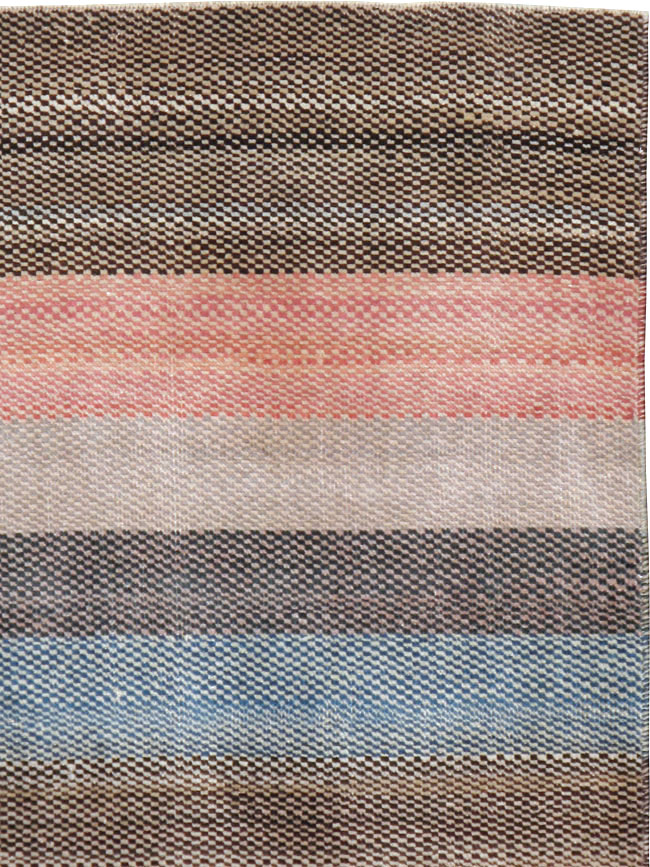 Vintage Persian Malayer Modernist Rug, No.23696 - Gss