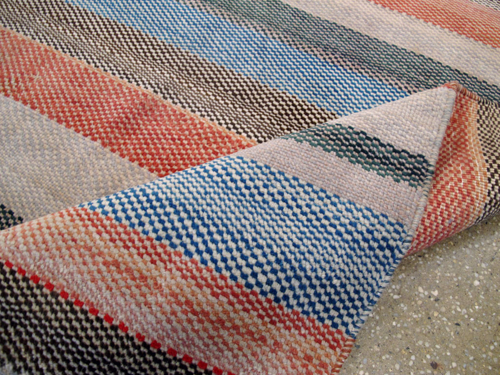 Vintage Persian Malayer Modernist Rug, No.23696 - Gss