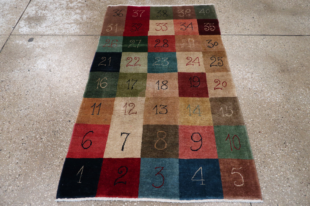 Vintage Persian Tabriz Rug, No.23697 - Gss