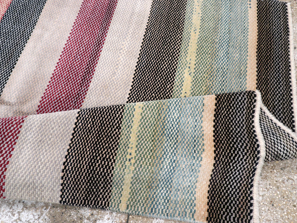 Vintage Persian Malayer Modernist Rug, No.23699 - Gss