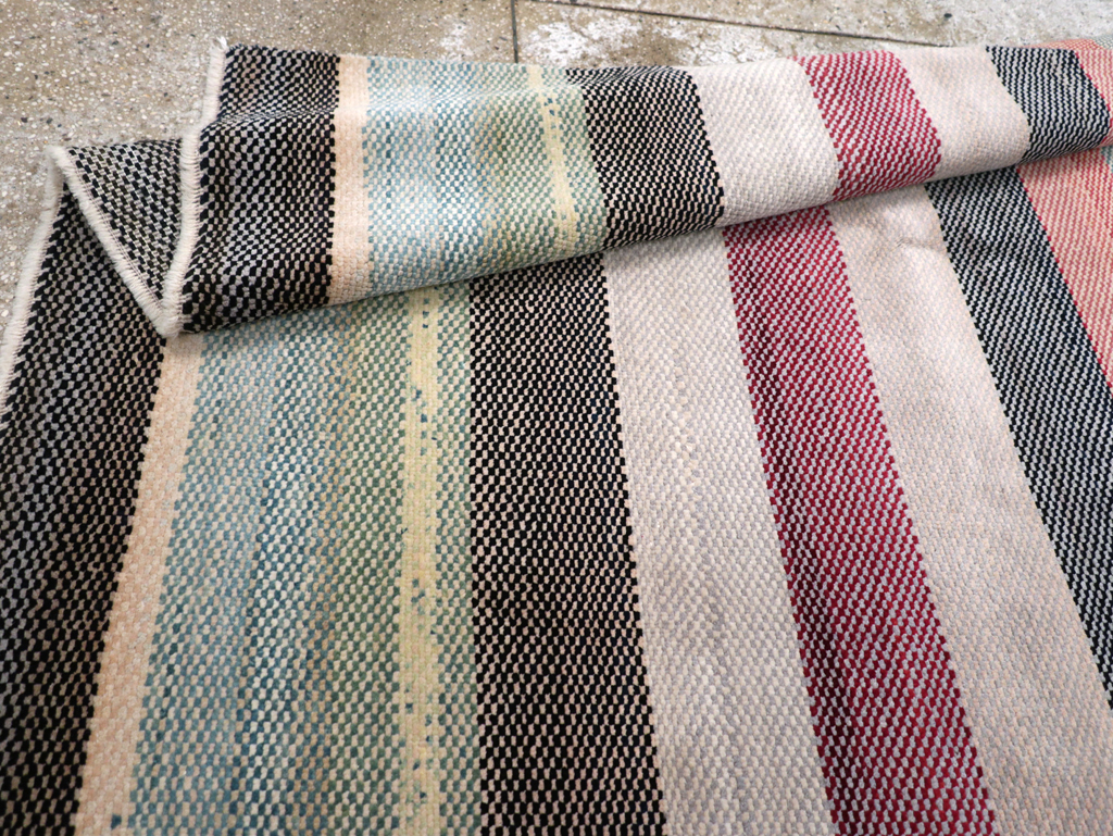 Vintage Persian Malayer Modernist Rug, No.23699 - Gss