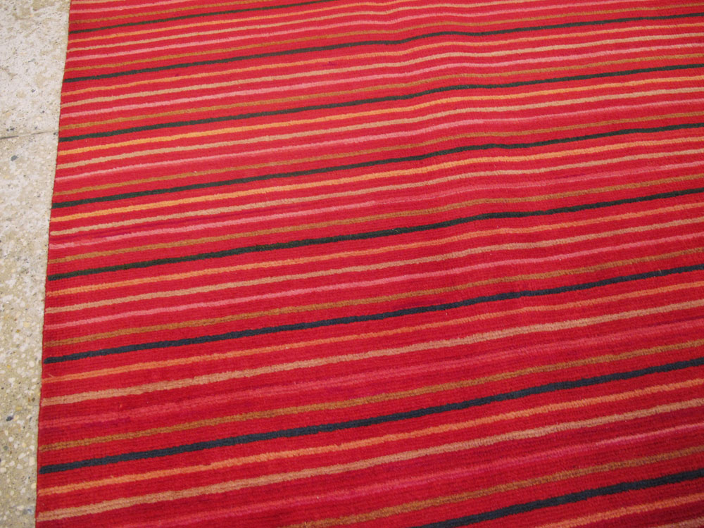 Vintage Persian Kashan Modernist Carpet, No.23700 - Gss