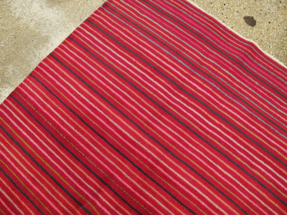 Vintage Persian Kashan Modernist Carpet, No.23700 - Gss