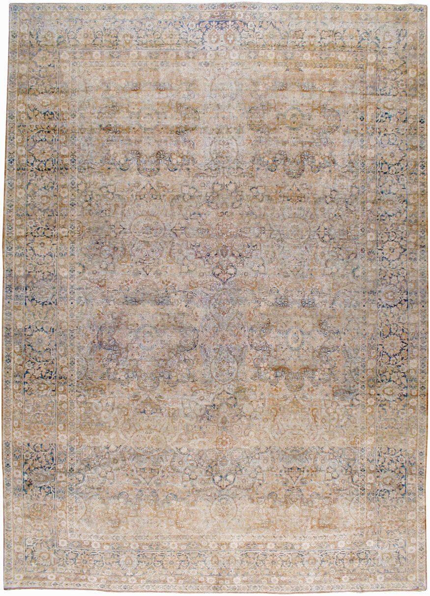 Antique Persian Lavar Kerman Carpet, No.23704 - Gss