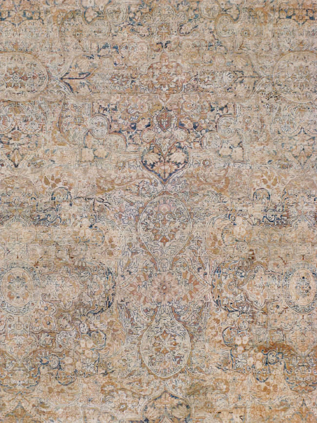 Antique Persian Lavar Kerman Carpet, No.23704 - Gss