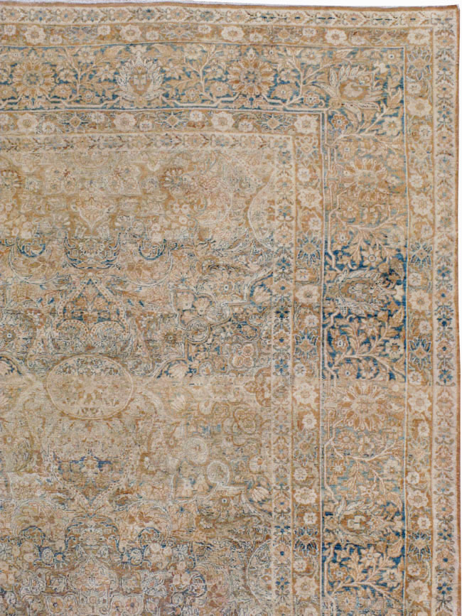 Antique Persian Lavar Kerman Carpet, No.23704 - Gss