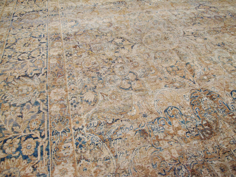Antique Persian Lavar Kerman Carpet, No.23704 - Gss