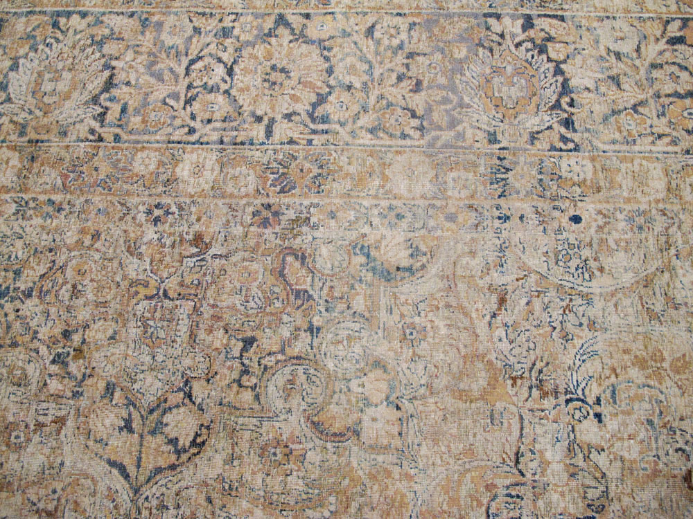 Antique Persian Lavar Kerman Carpet, No.23704 - Gss