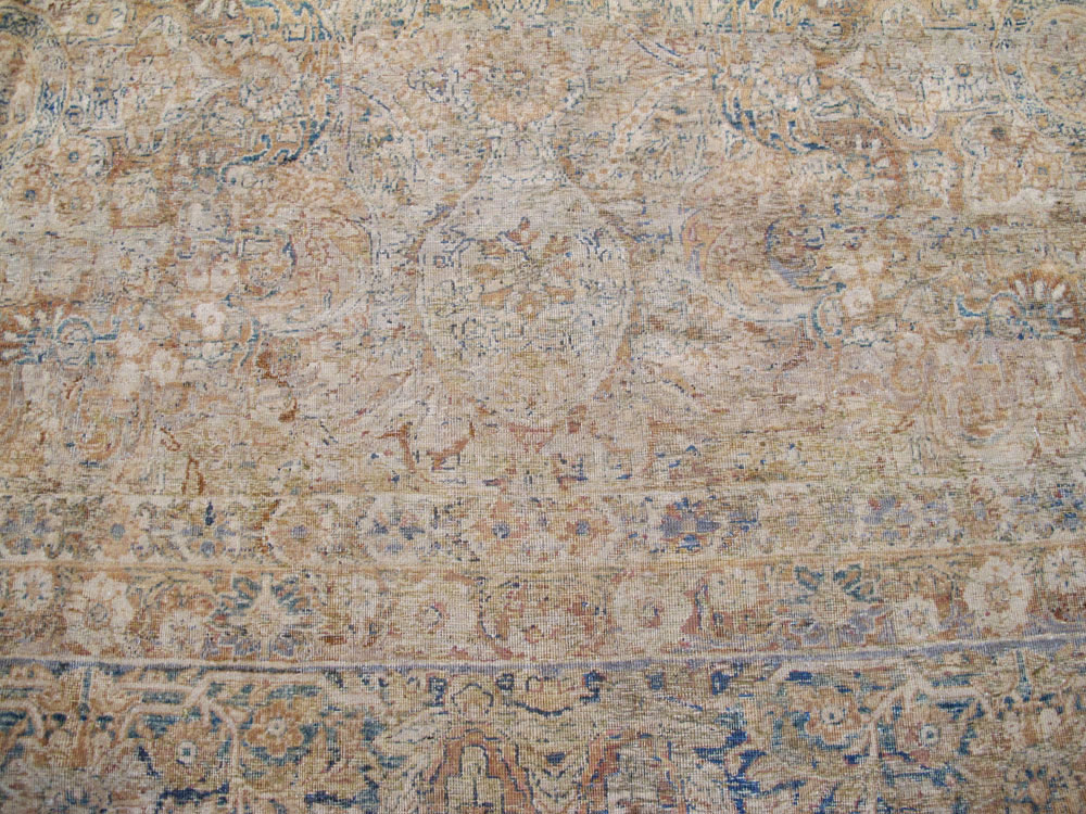Antique Persian Lavar Kerman Carpet, No.23704 - Gss