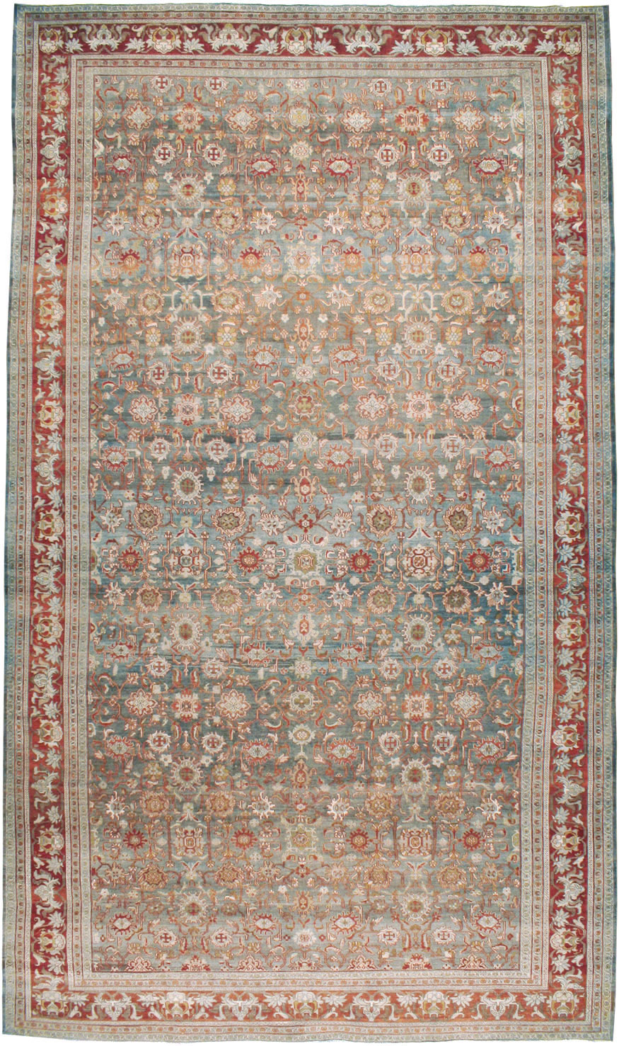 Antique Persian Bibikabad Carpet, No.23714 - Gss