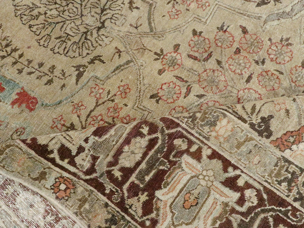 Antique Persian Tabriz Carpet, No.23715 - Gss