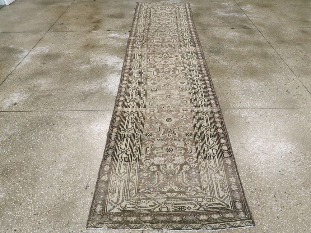 Antique Persian Malayer Runner, No.23716 - Gss