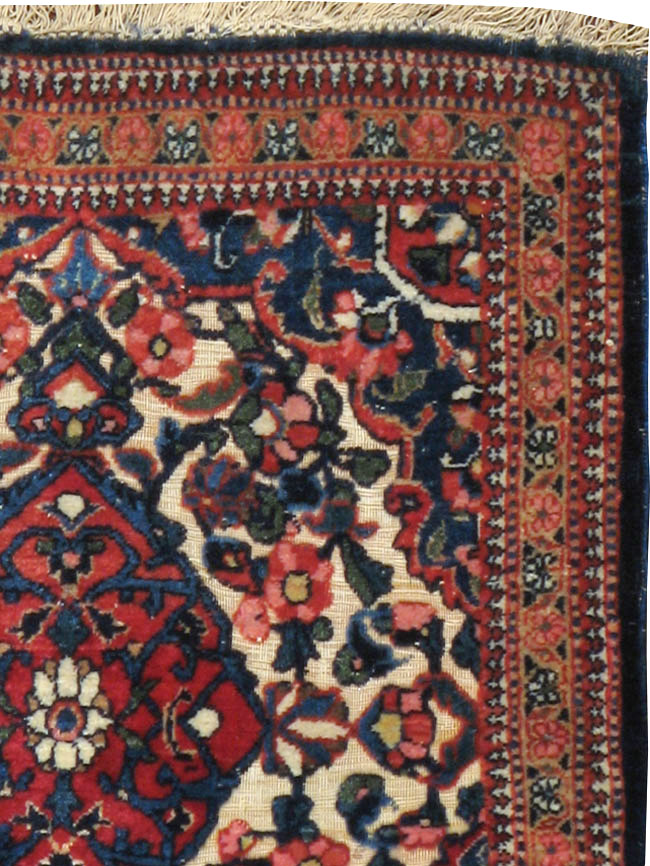Antique Persian Souf Kashan Rug (Pair: 1 of 2), No.23718 - Gss