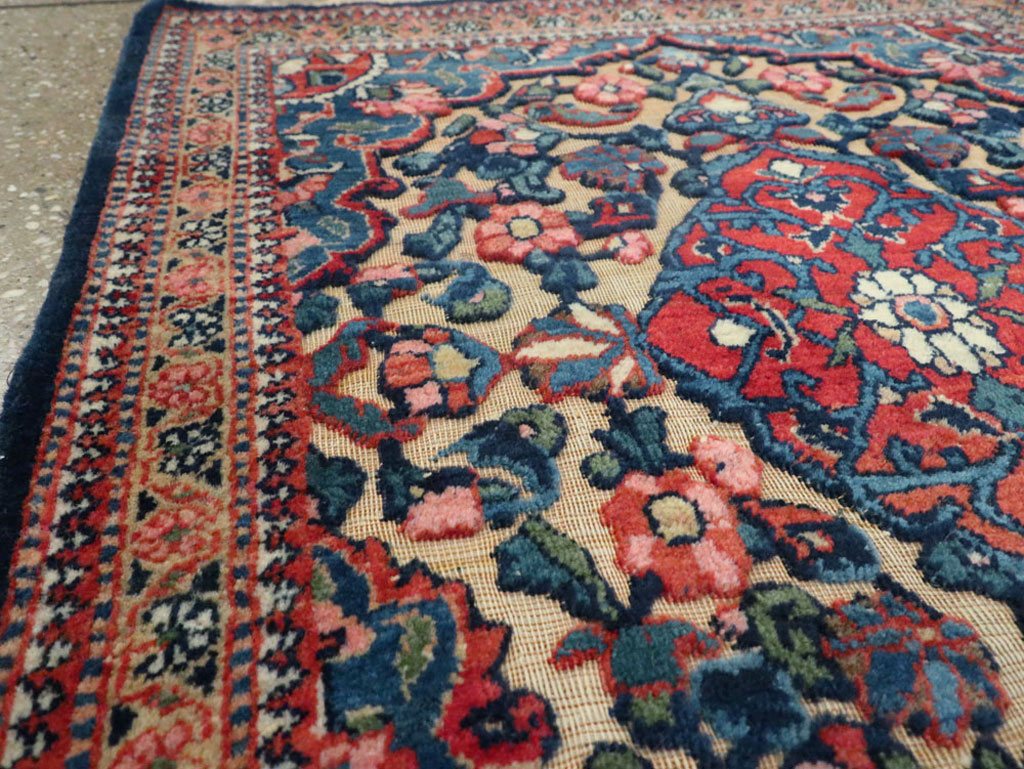 Antique Persian Souf Kashan Rug (Pair: 1 of 2), No.23718 - Gss