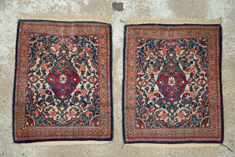 Antique Persian Souf Kashan Rug (Pair: 1 of 2), No.23718 - Gss