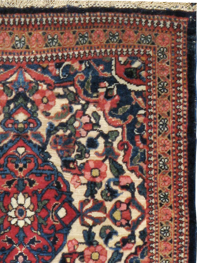 Antique Persian Souf Kashan Rug (Pair: 2 of 2), No.23719 - Gss