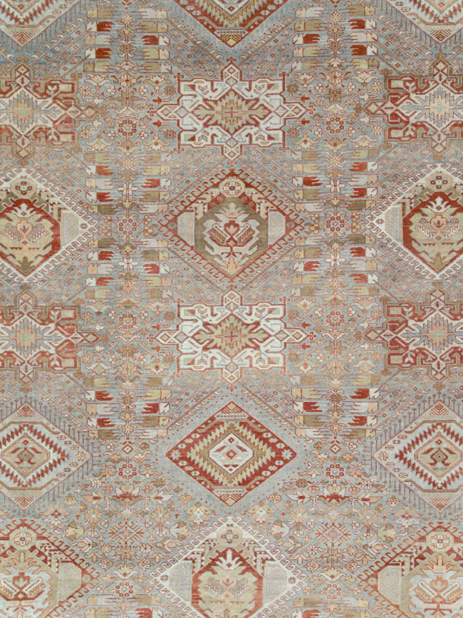 Antique Persian Karajeh Large Oversize Carpet, No.23721 - Gss