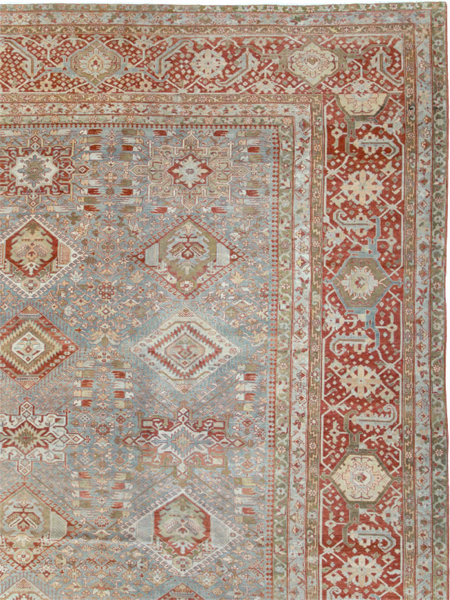 Antique Persian Karajeh Large Oversize Carpet, No.23721 - Gss