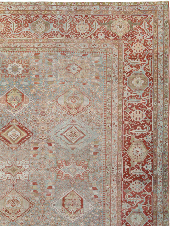 Antique Persian Karajeh Large Oversize Carpet, No.23721 - Gss