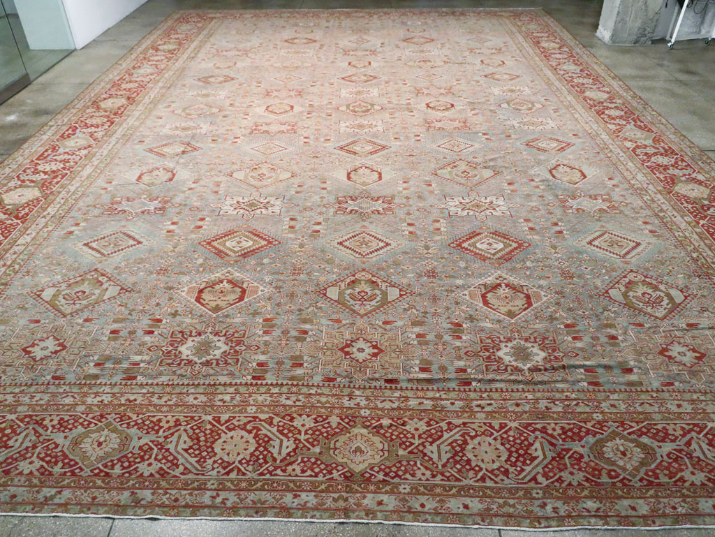 Antique Persian Karajeh Large Oversize Carpet, No.23721 - Gss